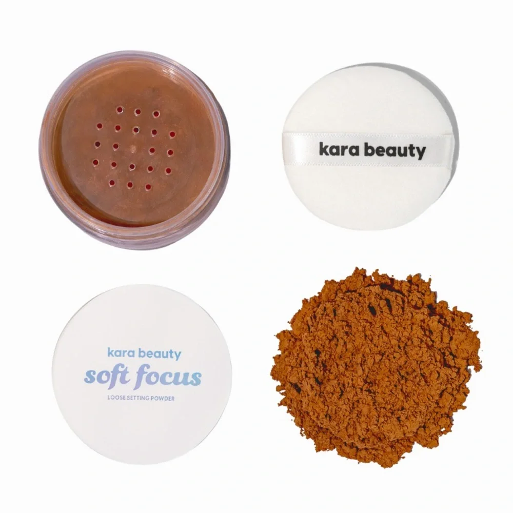 ✨Kara Beauty Translucent Deep Soft Focus Loose Setting Powder- Vegan, waterproof